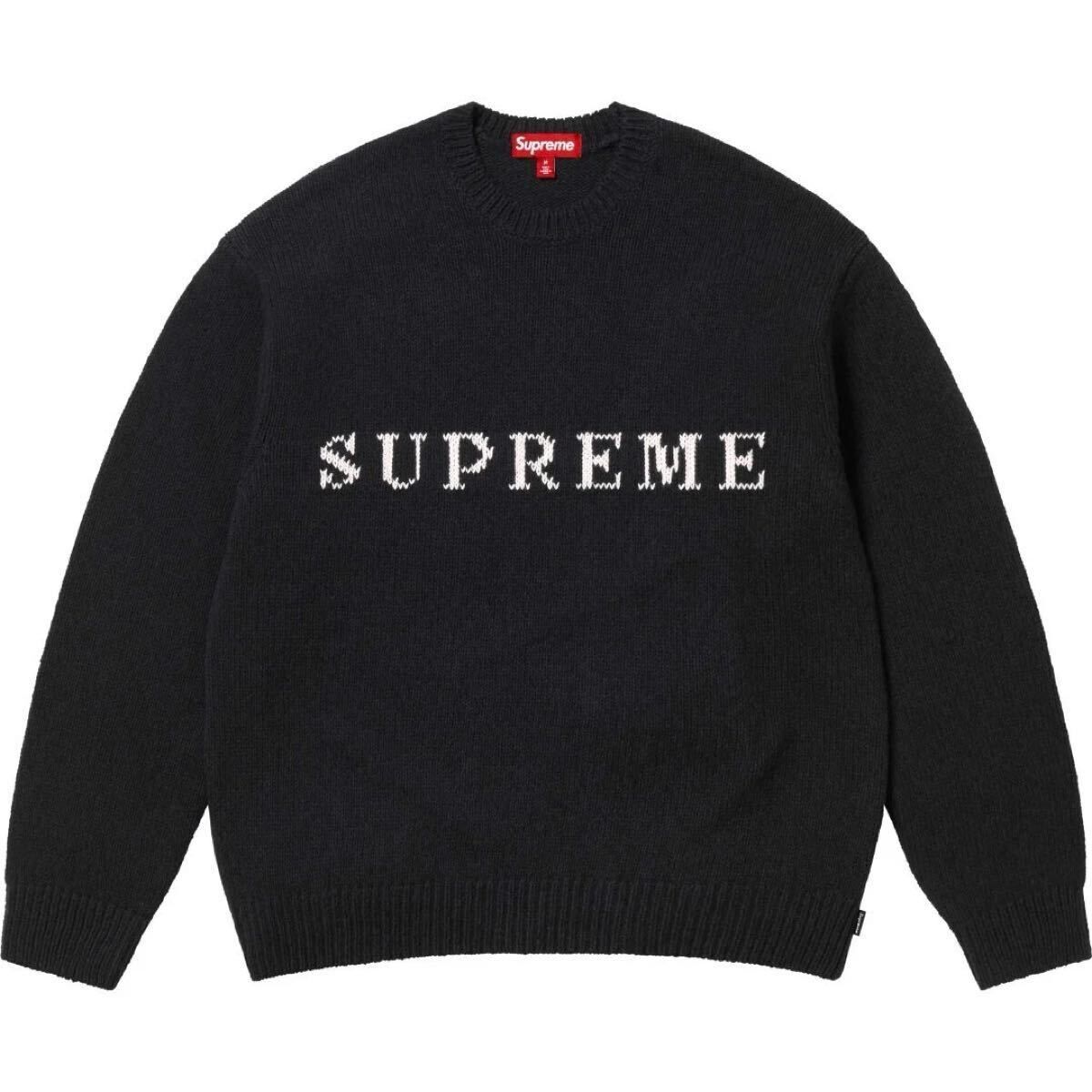 Supreme ブラック セーター Mサイズ　25ss 売り切り価格 新品・未使用(ワケあり)】新品 新作 国内正規品 supreme 25SS