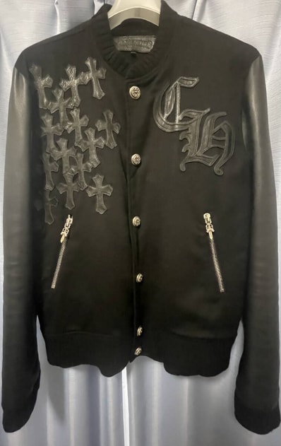 chromehearts クロムハーツ レターマン スタジャン サイズM ジャケット