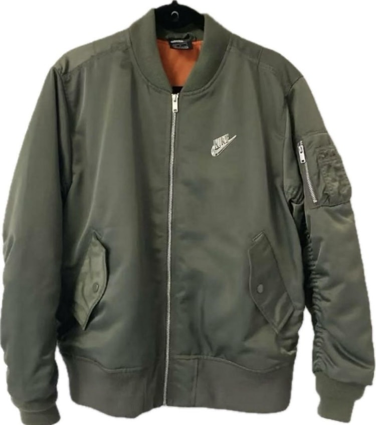 未使用に近い】NIKE PUNK PACK BOMBER JACKET MA-1 Lの古着