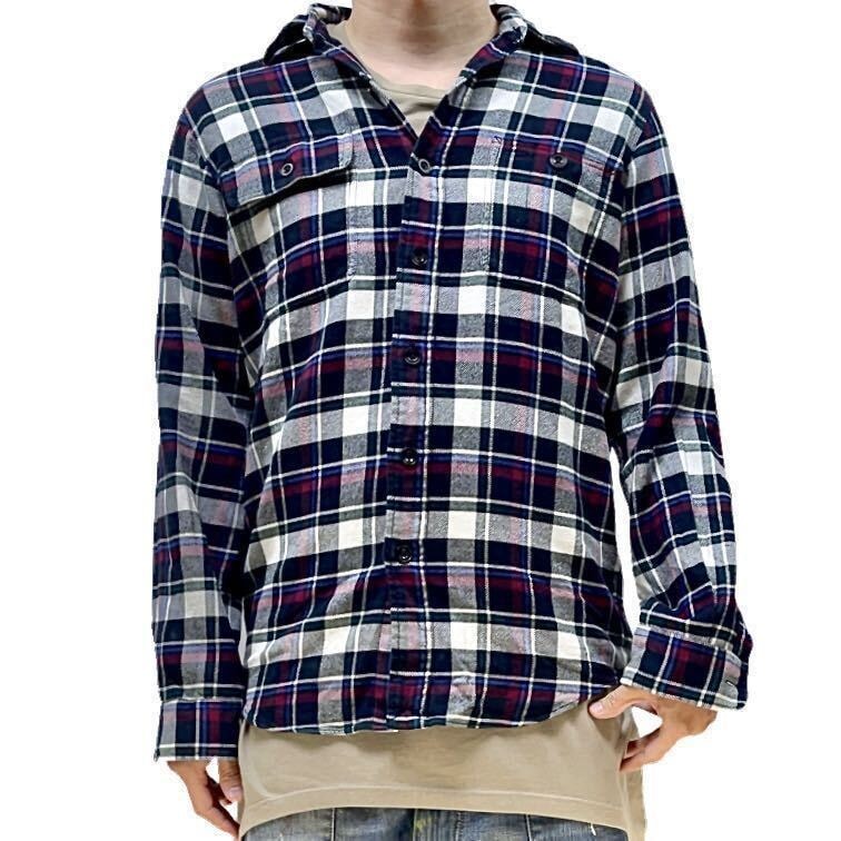 everyone Back Logo Window-Pane Check Button-Down Shirt 