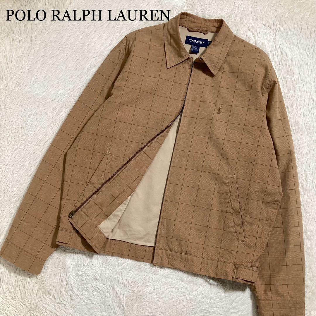 希少カラー POLO RALPH LAUREN ポロラルフローレン ドリズラージャケット ポニーロゴ グレンチェック
