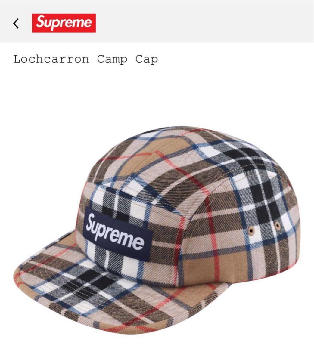 Supreme 2024FW Lochcarron Camp Cap Tan Plaid Check シュプリーム ロキャロン キャンプ キャップ タン プレイド チェック バーバリー