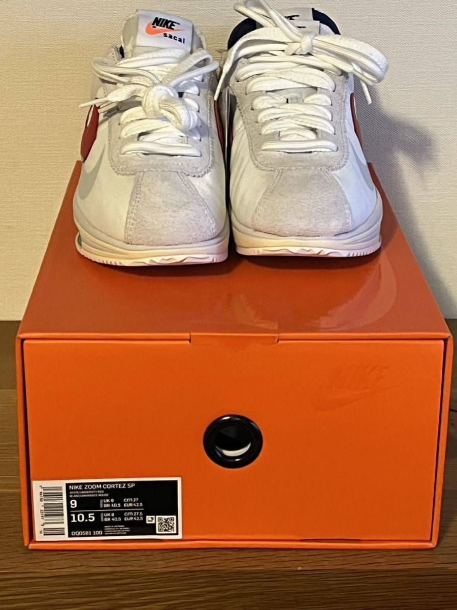 新品未使用　NIKE sacai ナイキ サカイ　コラボ　ズームコルテッツ