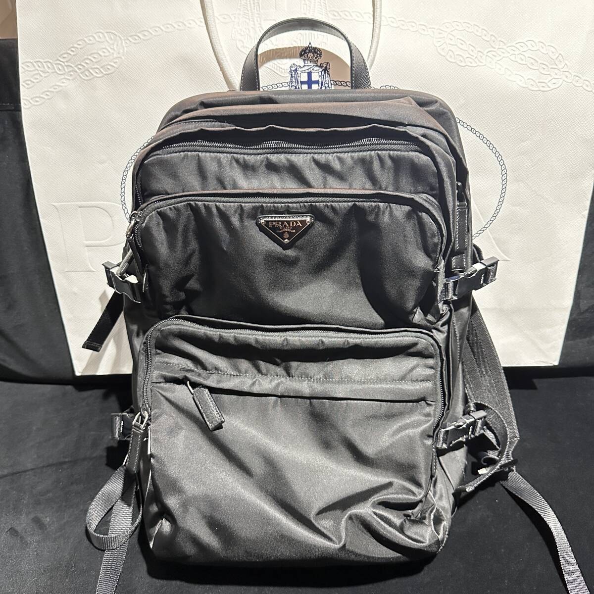 WACKO MARIA Leather Drawstring Bag 