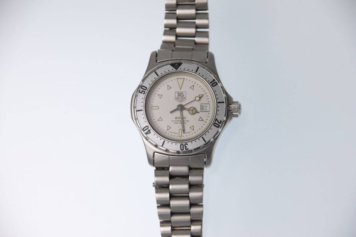 TAG Heuer タグ・ホイヤー　 タグホイヤー プロフェッショナル200 デイト 972.008 SS デイト クォーツ レディース 【中古】　T0061