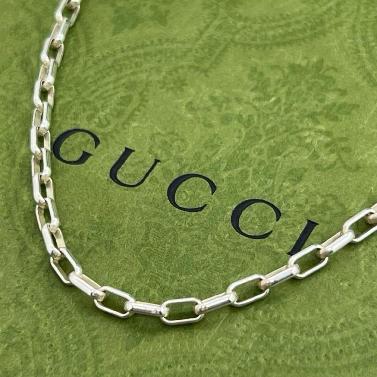 GUCCI オーバルチェーンのみ 50cm ネックレス 0815a12 GUCCI オーバルチェーンのみ 50cm ネックレス 0815a12 GUCCI オーバル