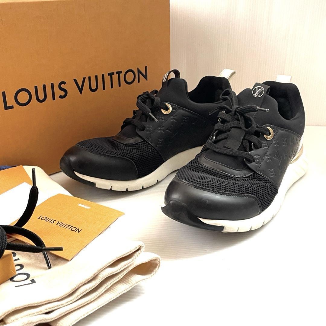 LOUIS VUITTONルイヴィトン　 ブラック スニーカー　サイズ37