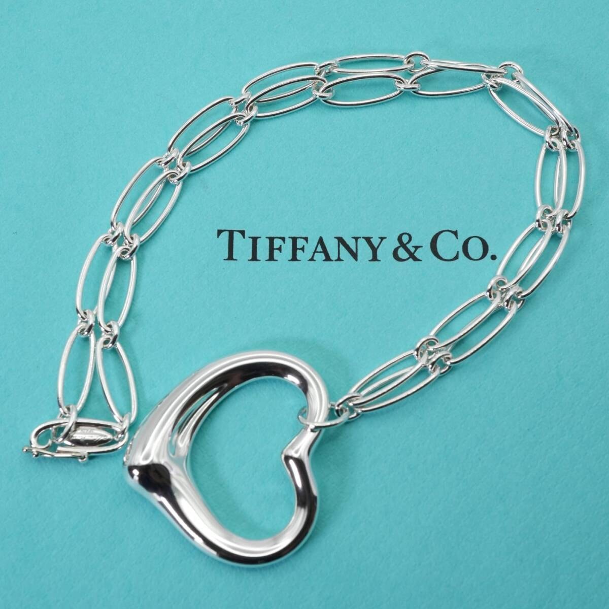 目立った傷や汚れなし】ティファニー オーバル チェーン XLオープン
