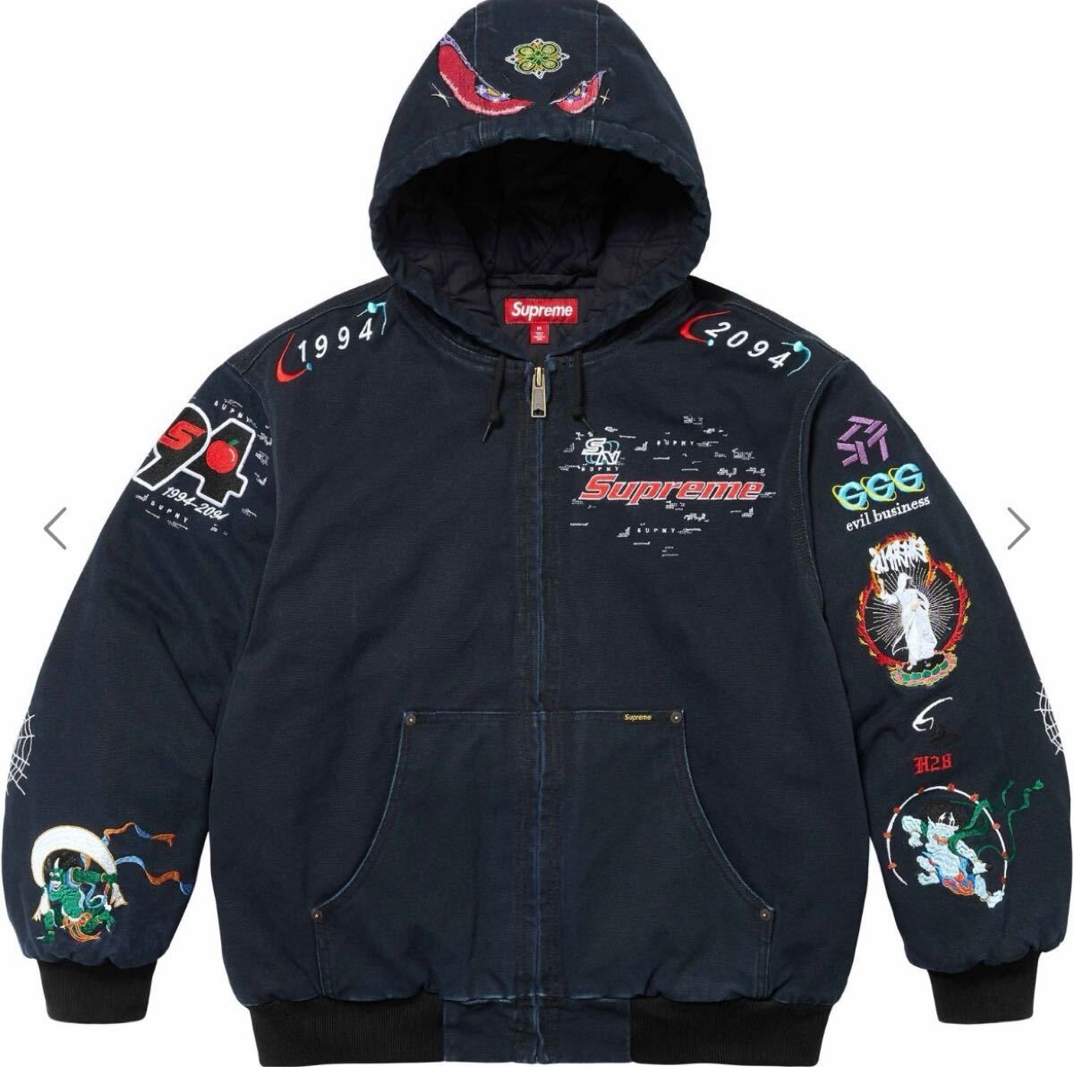 Supreme AOI Hooded Work Jacket シュプリーム L