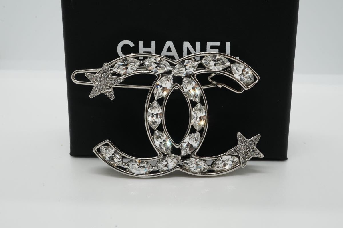 シャネル バレッタブローチ バレッタココマーク スター