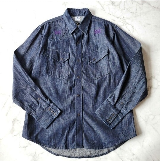 B (目立った傷や汚れなし)】【タブルネーム】Wrangler × Needles B (目立った傷や汚れなし)】【タブルネーム】Wrangler × Needles