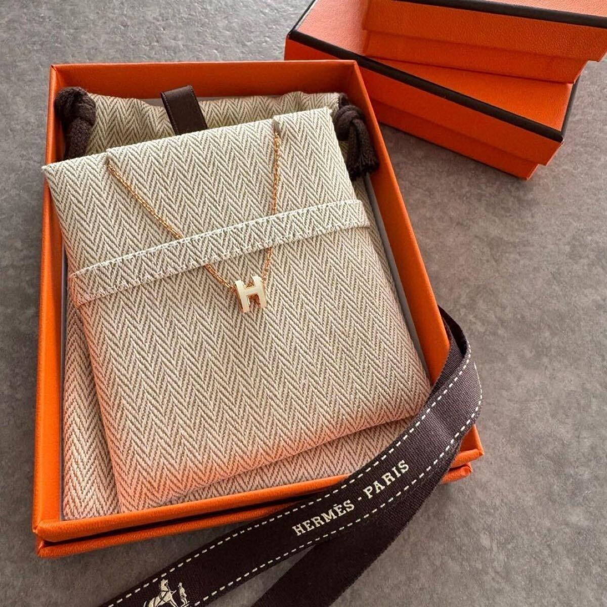 A (未使用に近い)】【渋谷並木橋店】HERMES エルメス ネックレス