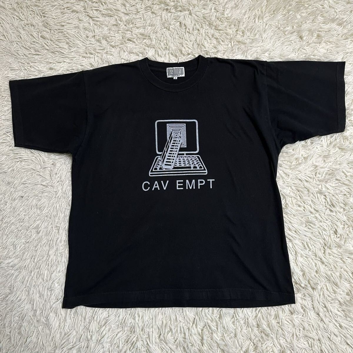 Cav Empt (C.E) BOLD LOGO TURTLE NECK LONG SLEEVE T 