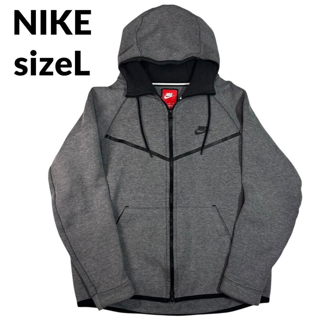 【廃盤品】NIKE ナイキ テックフリース ウィンドランナー L グレー 希少