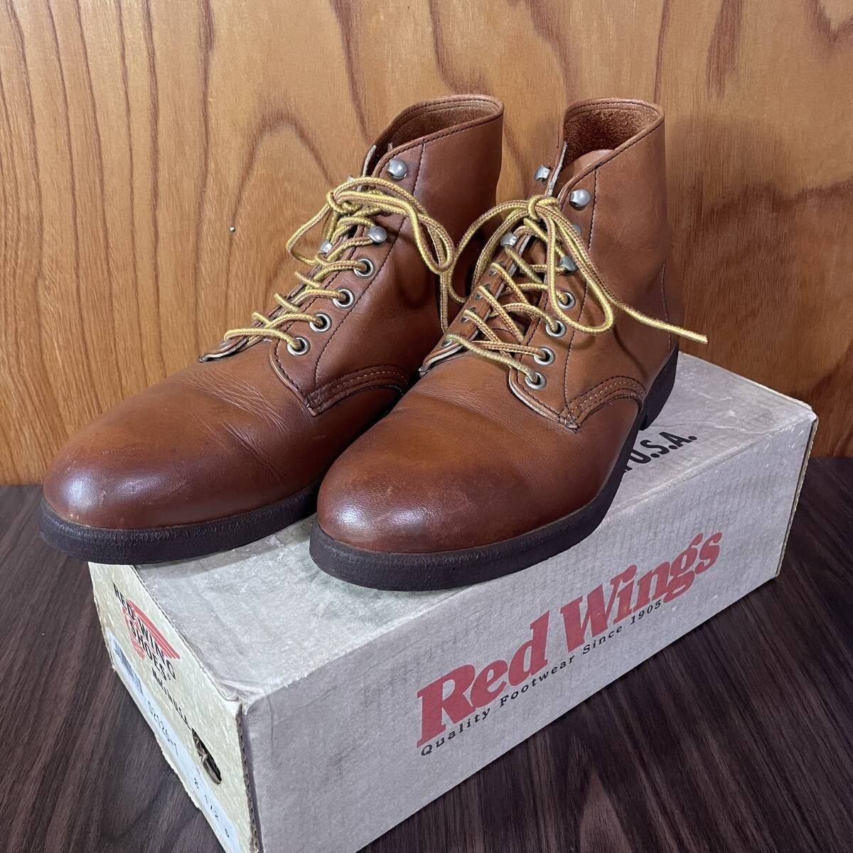 C (やや傷や汚れあり)】希少 廃盤 98年製 RED WING 2126 刺繍羽タグ