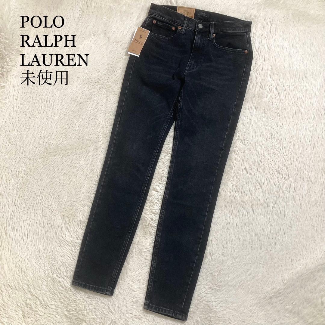 未使用タグ付 POLO RALPH LAUREN ポロラルフローレン スキニーデニム ブラック ジーンズ ストレッチ