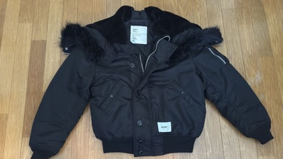 WTAPS x sacai Cotton Back Satin Jacket 01 / Jacket / Cotton Back WTAPS x sacai Cotton Back Satin Jacket 01 / Jacket / Cotton Back