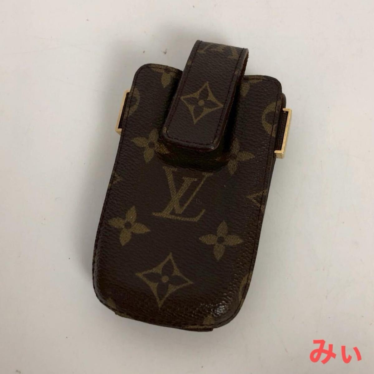 LOUIS VUITTON ルイヴィトン エテュイテレホン 小物 モノグラム ケース ポーチ スマートフォン スマホ ガジェット ポーチ 雑貨 ブランド