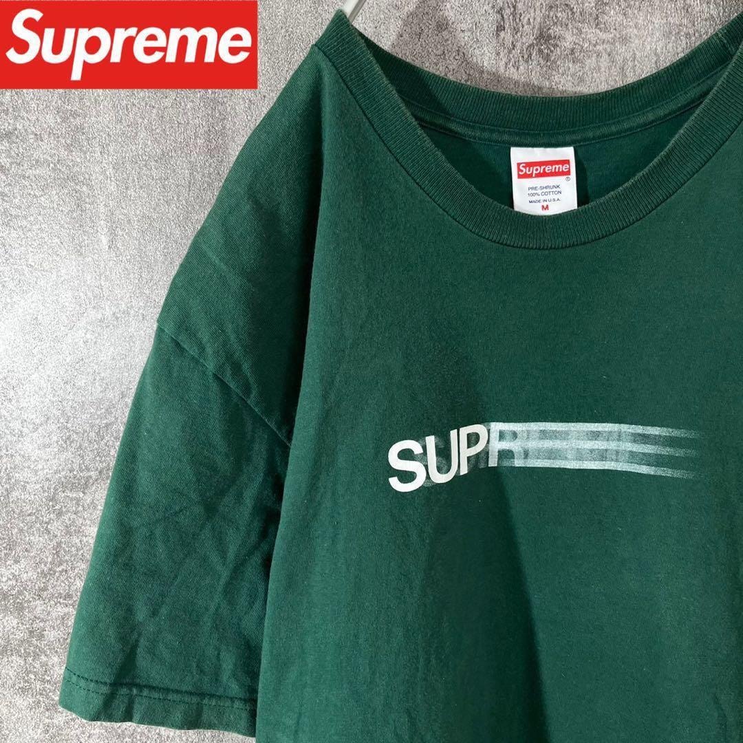 [大人気]　シュプリーム　Tシャツ　プリント◎　モーションロゴ　存在感◎　レア