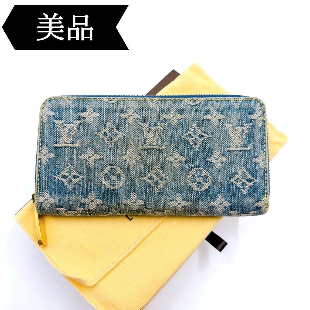 ◇ルイヴィトン◇M95341/モノグラムデニム/ジッピーウォレット/長財布
