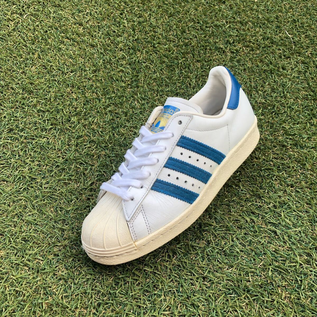 美品22.5 adidas SS80S アディダス スーパースター80s HB615