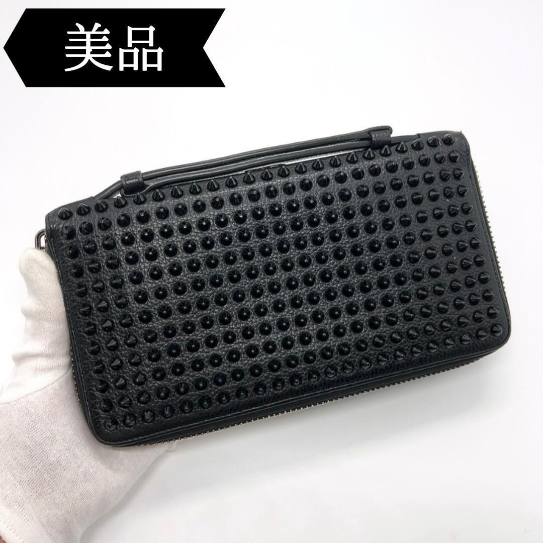 ◇クリスチャンルブタン◇トラベルケース/パネトーネ/ロックスタッズ/長財布 Christian Louboutin クリスチャン・ルブタン パネトーネ