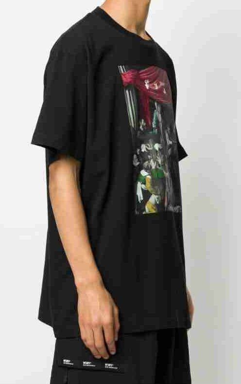 正規新品 20AW OFF-WHITE c/o VIRGIL ABLOH CARAVAG オフホワイト ヴァージル アブロー カラヴァッジォ Tシャツ M OMAA038E20JER0051010