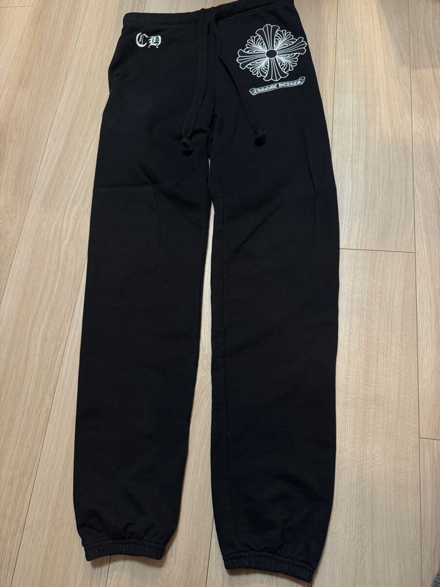 クロムハーツ スウェットパンツ ブラック M 黒 スウェット USA製 ジャパンタグ Black Chrome Hearts Sweatpant ズボン ボトムス 美品 レア