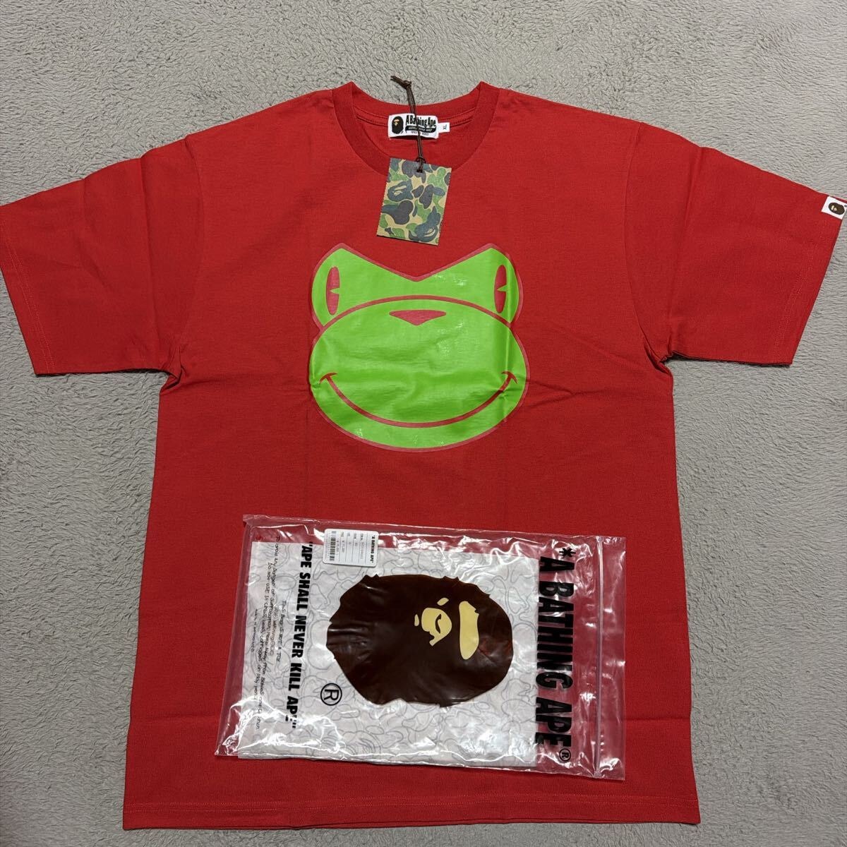 A+ (新品・未使用(ワケあり))】A BATHING APEAPE BAPE BIG FACE t