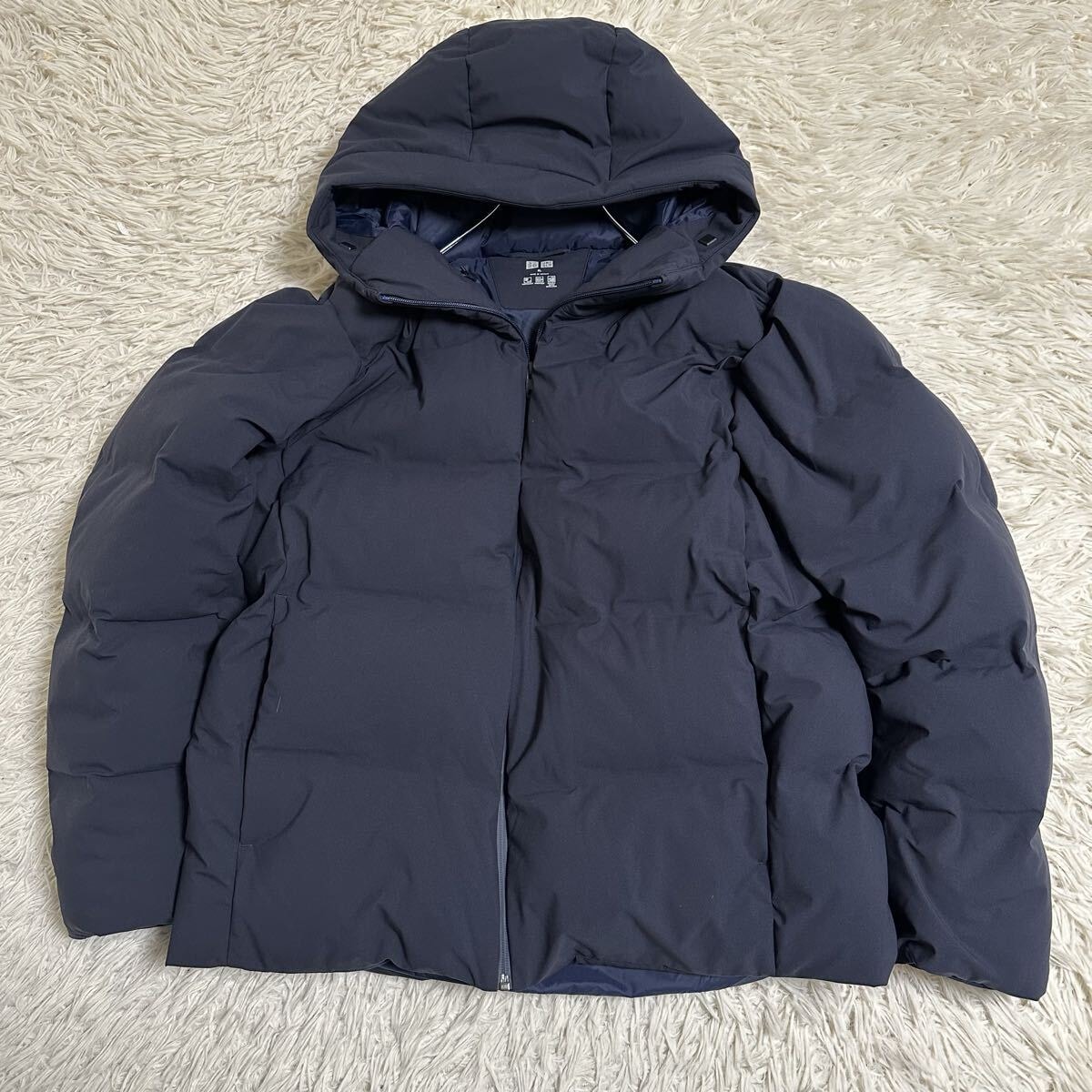 【UNIQLO】ユニクロ ダウンジャケット ネイビー L アウター