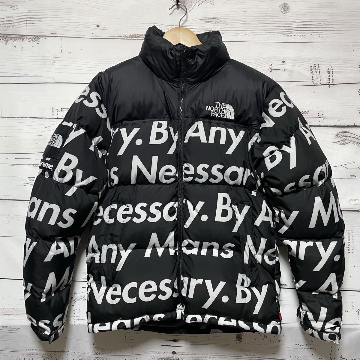 【鑑定料無料】SupremeThe North Face By Any Nuptse down jacket シュプリーム ノースフェイス ヌプシ ダウンジャケット 木村拓哉