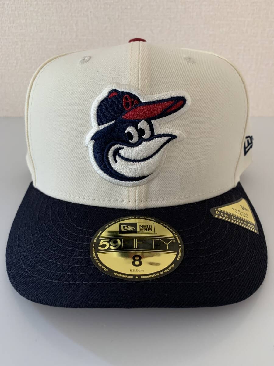 NEW ERA PC 59FIFTY Stars & Stripes ボルティモア・オリオールズ クローム ネイビーバイザー