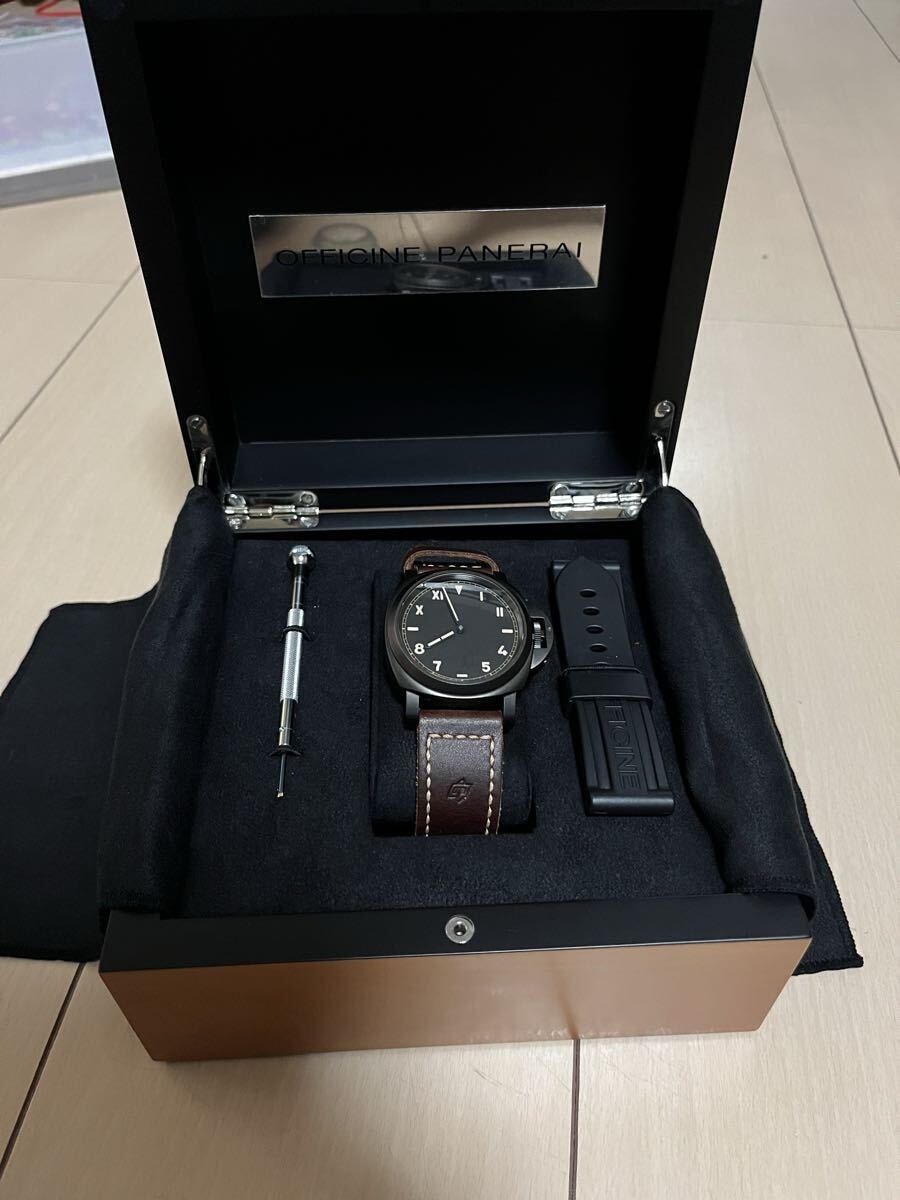 PANERAI パネライ ルミノールOFFICINE PANERAI PAM00779 Luminor California 8 Days DLC 44mm 限定2000本 DLCチタン 