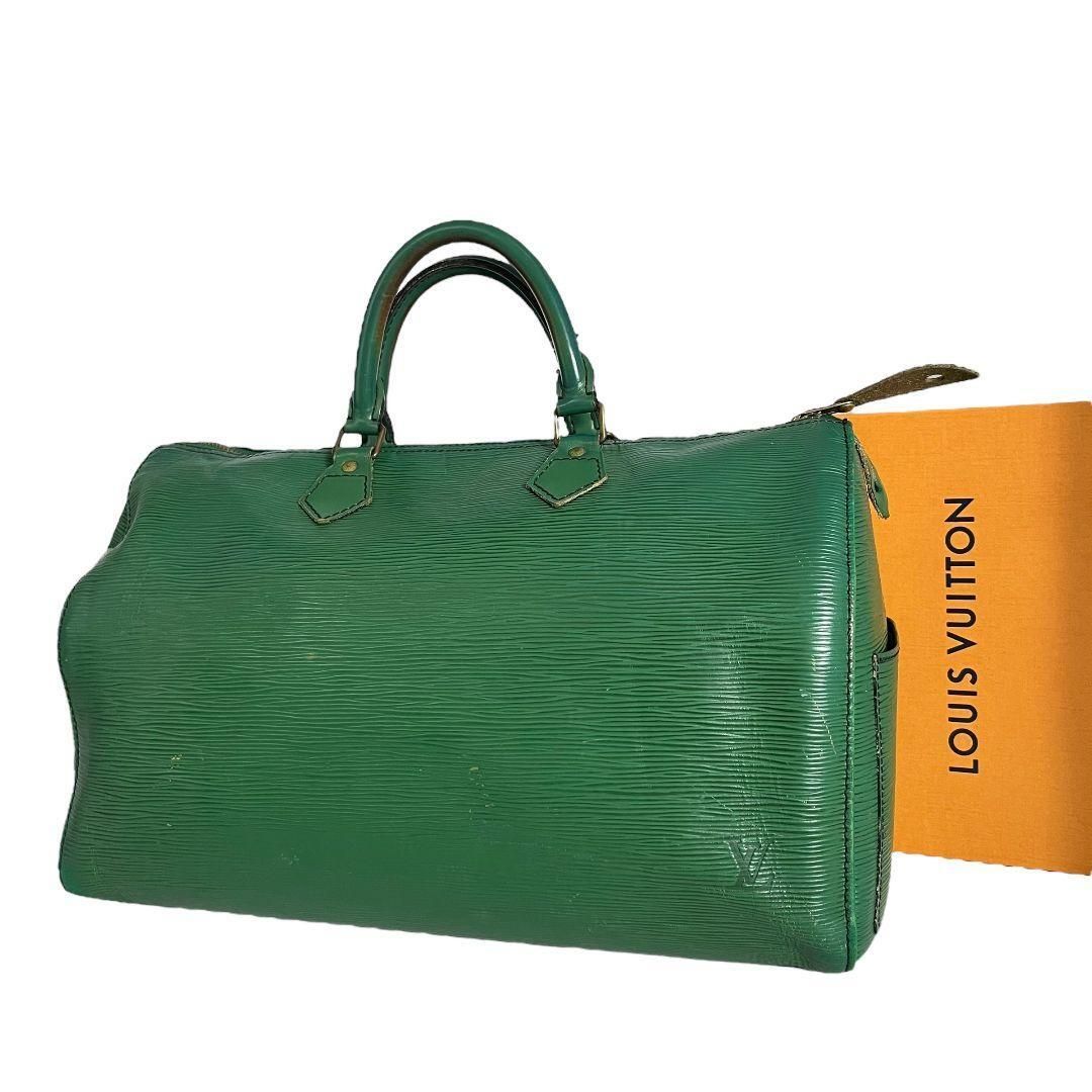 正規品☆スピーディ35　ルイヴィトン　LOUIS VUITTON　エピ　ハンドバッグ　ボストンバッグ　グリーン　緑　