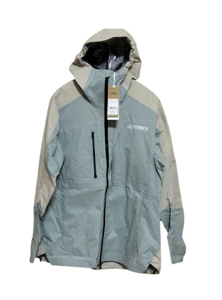 【新品】adidas TERREX 防水シェルジャケット レディースL 薄緑