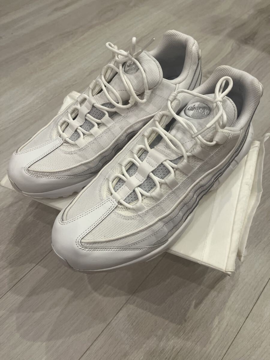 Air Max 95 Essential Triple White UK12