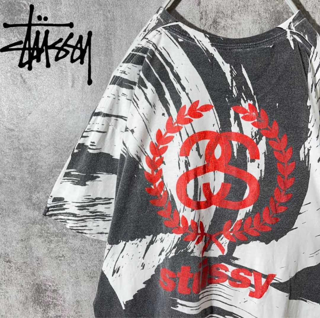 [大人気] ステューシー　Tシャツ　タイダイ柄　レア　SSリンク　存在感◎