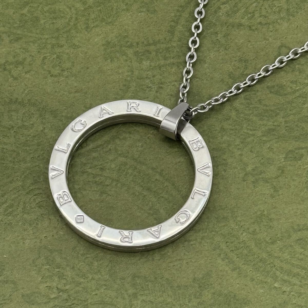 BVLGARI ビーゼロワン リングロゴ ネックレス（1-5-39)