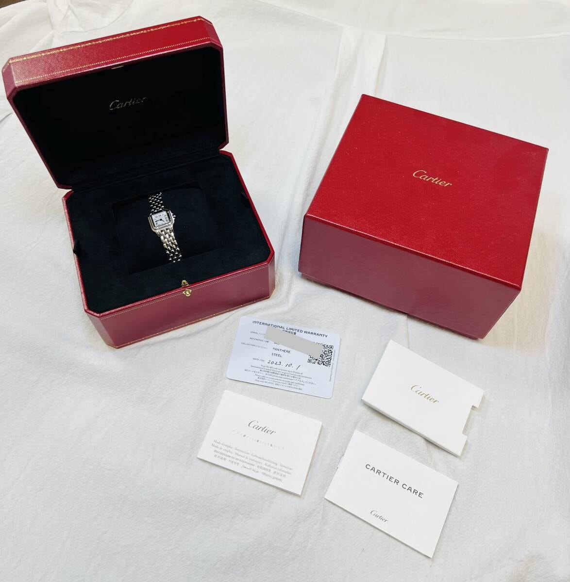 カルティエ ミニパンテール YG/2D WF3141B9 YG クォーツ Cartier - カルティエ ミニパンテール YG/2D WF3141B9 YG クォーツの