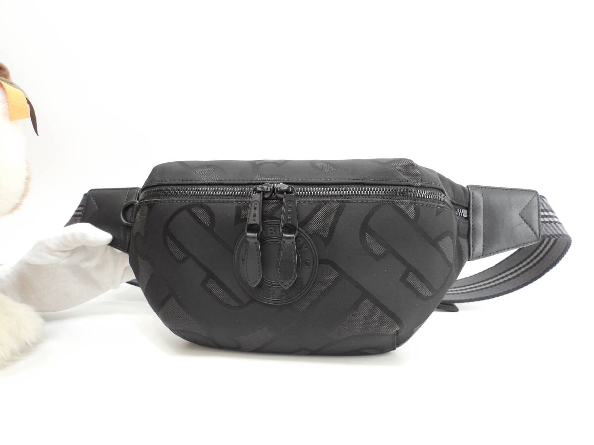 バレンシアガ ベルトバッグ エクスプローラー ナイロン黒白ロゴ ボディバッグ@ 6