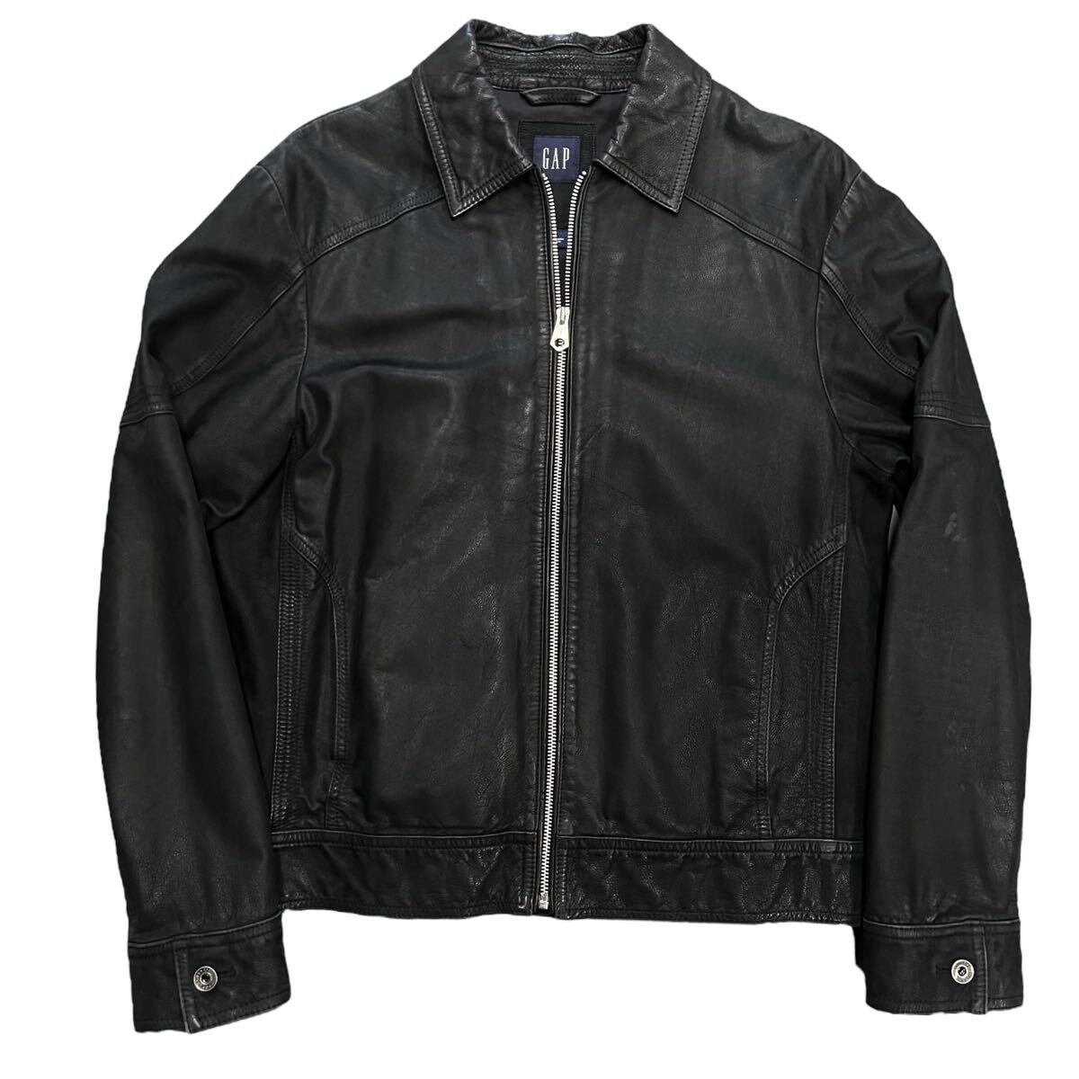 OLD GAP/レザージャケット/Mサイズ/ブラック/ギャップ/Leather Jacket