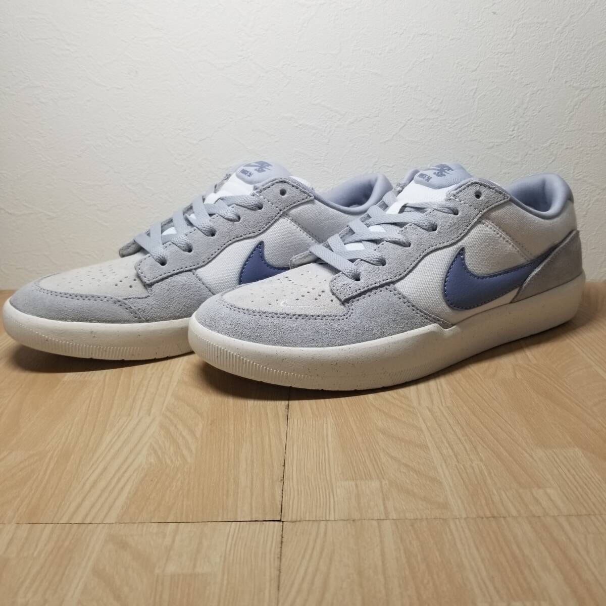 【HL151】送料無料・新品未使用！！ナイキ NIKE カジュアルシューズ スニーカー / SB フォース 58 / グレー 定価9130円 26.5ｃｍ