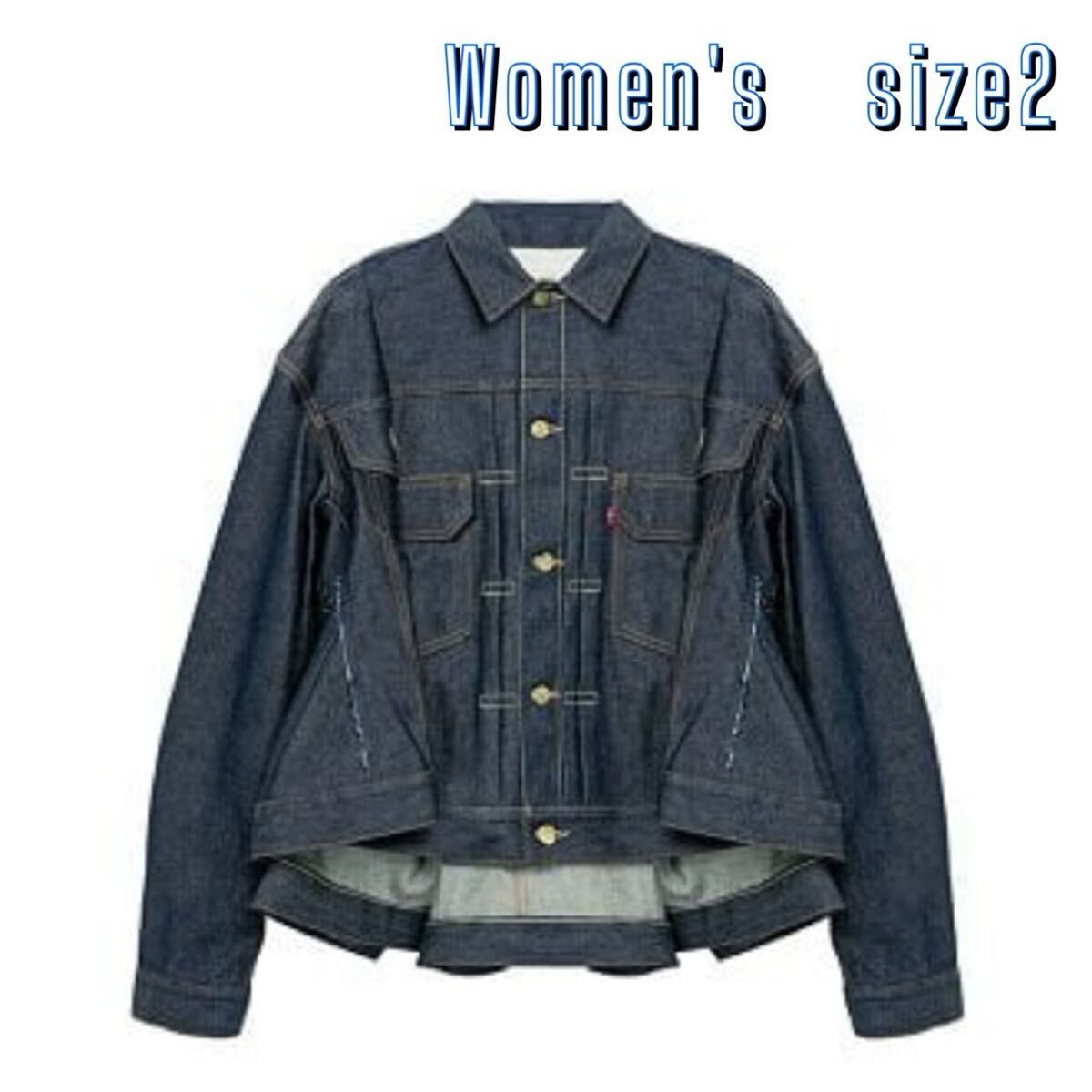 新品未使用 Levi's x sacai Women's Denim Jacket サカイ リーバイス