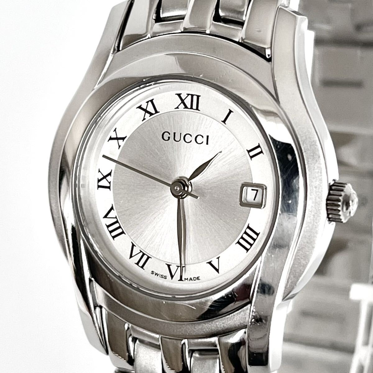 グッチ GUCCI レディース 腕時計 5500L 文字盤 不動 ジャンク GUCCI グッチ 5500L 正規品グッチ5500L レディースクォーツ腕時計 動作
