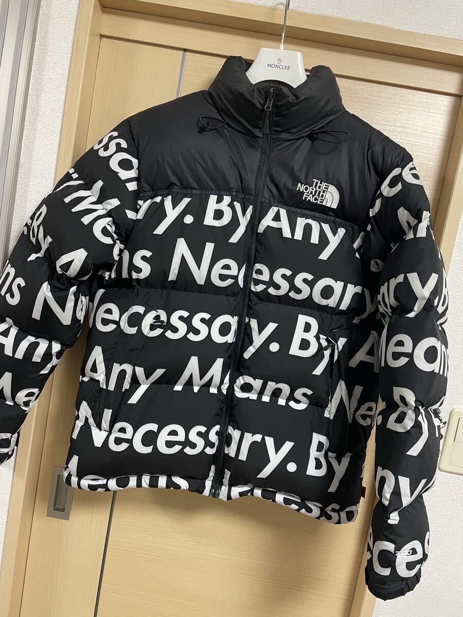 超美品☆シュプリーム×ノースフェイスヌプシダウンジャケットM☆キムタク着用モデル☆【ND51551】
