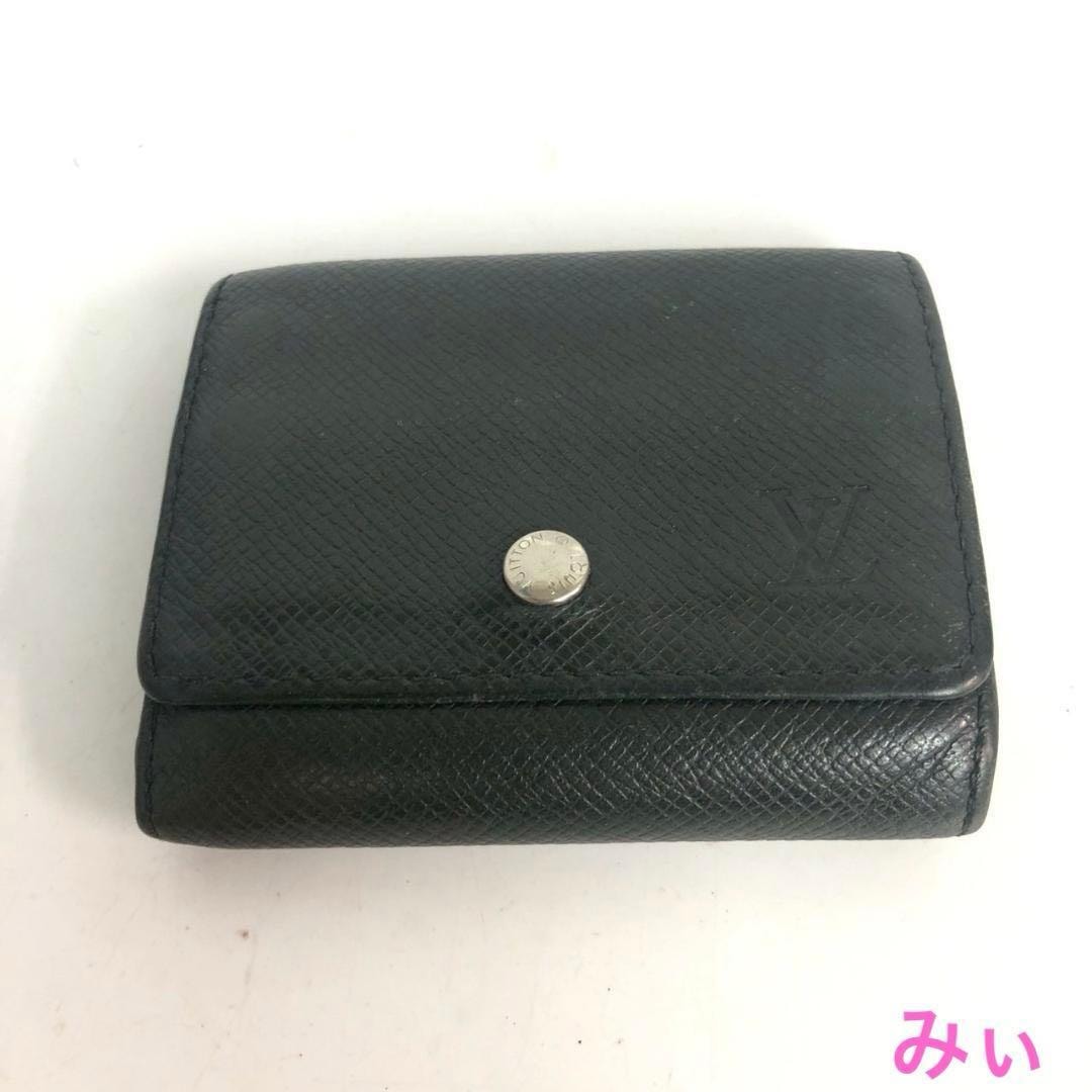やや傷や汚れあり】LOUIS VUITTON ルイヴィトン タイガ ポルトモネ