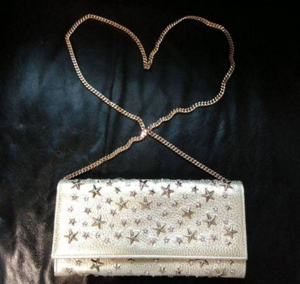 JIMMY CHOO ジミーチュウ ウォレットチェーン 長財布