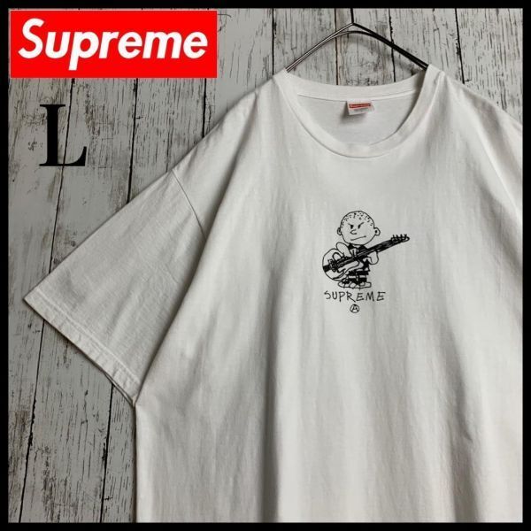 【希少デザイン・即完売モデル】シュプリーム☆センターロゴ入りTシャツ/1677
