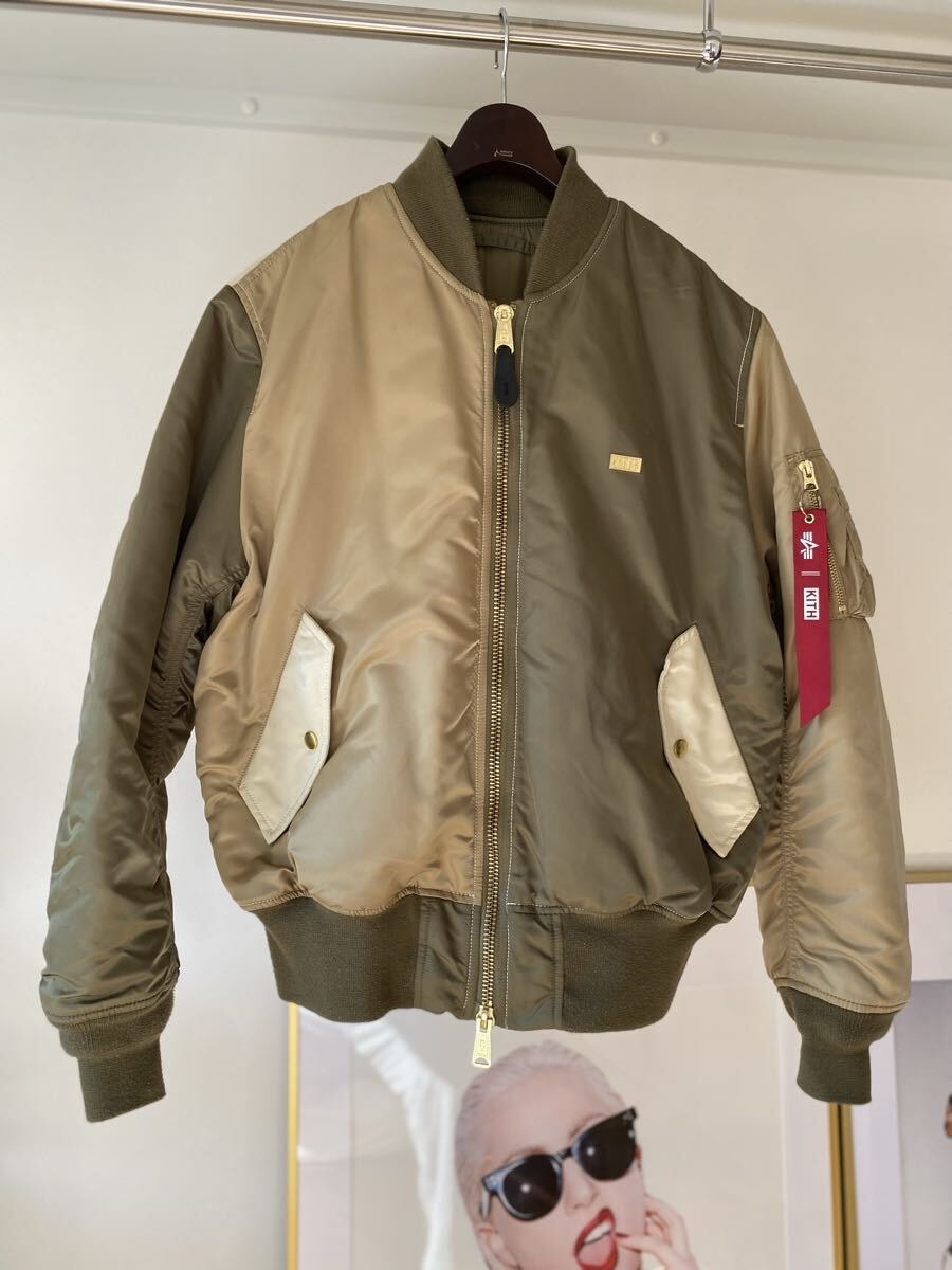 KITH × Alpha コラボ MA-1 bomber ジャケット　supreme