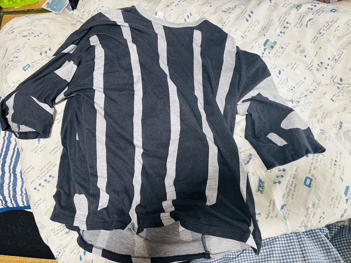 ADIDAS ORIGINALS JEREMY SCOTT オーバーサイズ7部丈Tシャツ